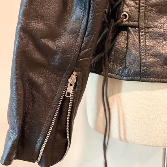 Milwaukee Leather LKL2700 Womens Classic Black Premium Leather Motorcycle Jacket - Picture 9 of 15